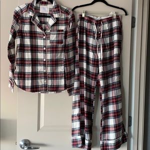 A&F Plaid Flannel Pajama Set